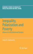 Inequality, polarization and poverty: advances in distributional analysis