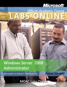 MOAC lab online stand-alone to accompany MOAC 70-646: Windows Server 2008 administrator, package