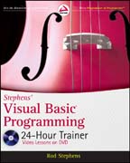 Stephens' Visual Basic programming 24-hour trainer