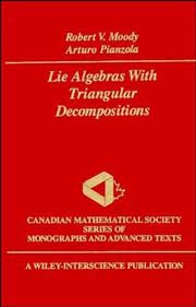 Lie Algebras with Triangular Decompositions