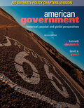 American government: historical, popular, and global perspectives, no separate policy chapters