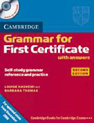 Cambridge grammar for first certificate: with answers : self-study grammar reference and practice