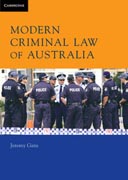 Modern Criminal Law of Australia