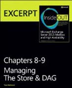 Managing the Store & DAG: Excerpt from Microsoft Exchange Server 2013 Inside Out