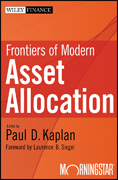 Frontiers of modern asset allocation