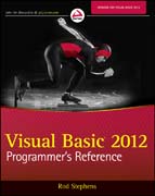 Visual Basic 2012 programmer's reference