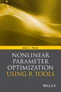 Nonlinear Parameter Optimization Using R Tools