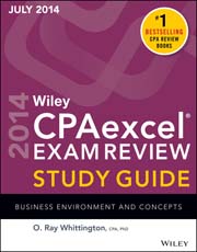 Wiley CPAexcel Exam Review Spring 2014 Study Guide: Business Environment and Concepts