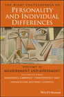 The Wiley Encyclopedia of Personality and Individual Differences, Volume 2: Measurement and Assessment