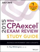 Wiley CPAexcel Exam Review 2015 Study Guide July: Business Environment and Concepts