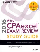 Wiley CPAexcel Exam Review 2016 Study Guide January: Business Environment and Concepts