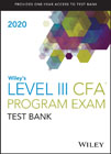 Wileys Level III CFA Program Study Guide + Test Bank 2020