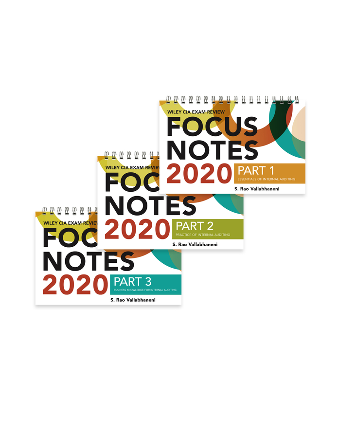 Wiley CIA Exam Review Focus Notes 2020: Complete Set
