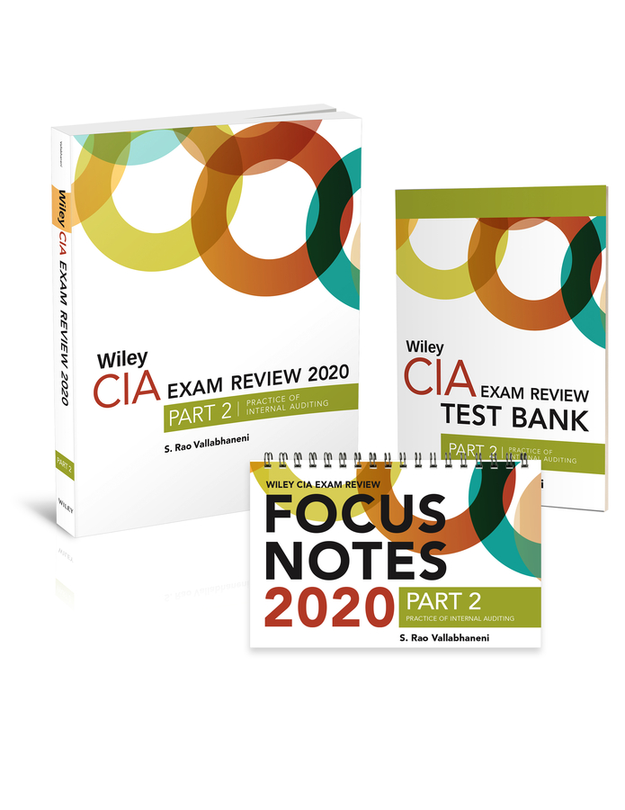 Wiley CIA Exam Review 2020 + Test Bank + Focus Notes: Part 2, Practice of Internal Auditing Set