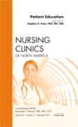Patient education: an issue of nursing clinics