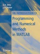 An introduction to programming and numerical methods in MATLAB