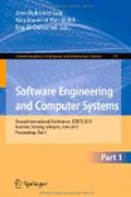 Software engineering and computer systems: Second International Conference, ICSECS 2011, Kuantan, Malaysia, June 27-29, 2011. Proceedings, part I