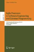 Agile processes in software engineering and extreme programming: 13th International Conference, XP 2012, Malmö, Sweden, May 21-25, 2012, Proceedings