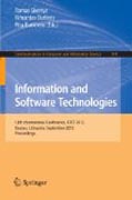 Information and software technologies: 18th International Conference, ICIST 2012, Kaunas, Lithuania, September 13-14, 2012. Proceedings